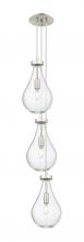 Innovations Lighting 103-451-1P-SN-G451-7CL - Owego - 3 Light - 7 inch - Brushed Satin Nickel - Multi Pendant