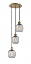 Innovations Lighting 113B-3P-AB-G104 - Belfast - 3 Light - 13 inch - Antique Brass - Cord Hung - Multi Pendant