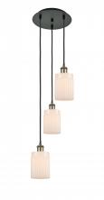 Innovations Lighting 113B-3P-BAB-G341 - Hadley - 3 Light - 11 inch - Black Antique Brass - Cord Hung - Multi Pendant