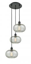 Innovations Lighting 113B-3P-BK-G249 - Gorham - 3 Light - 16 inch - Matte Black - Cord Hung - Multi Pendant