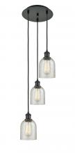 Innovations Lighting 113B-3P-BK-G259 - Caledonia - 3 Light - 12 inch - Matte Black - Cord Hung - Multi Pendant