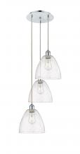 Innovations Lighting 113B-3P-PC-GBD-94 - Bristol - 3 Light - 16 inch - Polished Chrome - Cord Hung - Multi Pendant