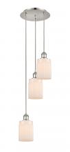 Innovations Lighting 113B-3P-PN-G341 - Hadley - 3 Light - 11 inch - Polished Nickel - Cord Hung - Multi Pendant