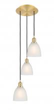 Innovations Lighting 113B-3P-SG-G381 - Castile - 3 Light - 13 inch - Satin Gold - Cord Hung - Multi Pendant