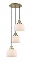 Innovations Lighting 113F-3P-AB-G71 - Cone - 3 Light - 14 inch - Antique Brass - Cord hung - Multi Pendant