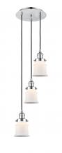 Innovations Lighting 113F-3P-PC-G181S - Canton - 3 Light - 12 inch - Polished Chrome - Cord hung - Multi Pendant