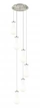 Innovations Lighting 116-451-1P-SN-G451-5GWH - Owego - 6 Light - 16 inch - Brushed Satin Nickel - Multi Pendant