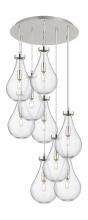 Innovations Lighting 119-451-1P-PN-G451-7CL - Owego - 9 Light - 19 inch - Polished Nickel - Multi Pendant