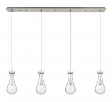 Innovations Lighting 124-451-1P-SN-G451-5SDY - Owego - 4 Light - 49 inch - Brushed Satin Nickel - Linear Pendant