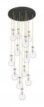 Innovations Lighting 132BK-451-1P-CB-G451-7CL - Owego - 13 Light - 32 inch - Brushed Champagne Bronze - Multi Pendant