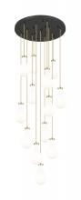 Innovations Lighting 132BK-451-1P-CB-G451-7GWH - Owego - 13 Light - 32 inch - Brushed Champagne Bronze - Multi Pendant