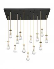 Innovations Lighting 154BK-451-1P-BB-G451-4SDY - Owego - 13 Light - 54 inch - Brushed Brushed Brass - Multi Pendant