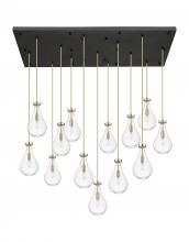 Innovations Lighting 154BK-451-1P-CB-G451-7CL - Owego - 13 Light - 54 inch - Brushed Champagne Bronze - Multi Pendant