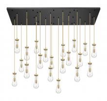 Innovations Lighting 172BK-451-1P-BB-G451-4CL - Owego - 21 Light - 71 inch - Brushed Brass - Multi Pendant