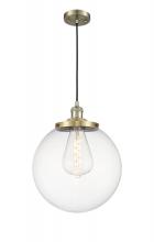 Innovations Lighting 201C-AB-G202-14 - Beacon - 1 Light - 14 inch - Antique Brass - Cord hung - Mini Pendant