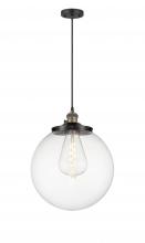 Innovations Lighting 201CSW-BAB-G202-14 - Beacon - 1 Light - 14 inch - Black Antique Brass - Cord hung - Mini Pendant