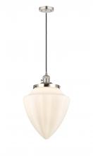 Innovations Lighting 201CSW-PN-G661-12 - Bridgeton - 1 Light - 16 inch - Polished Nickel - Cord hung - Mini Pendant