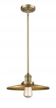 Innovations Lighting 201S-BB-MFR-BB-12 - Appalachian - 1 Light - 12 inch - Brushed Brass - Stem Hung - Mini Pendant