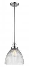 Innovations Lighting 201S-PC-G222 - Seneca Falls - 1 Light - 10 inch - Polished Chrome - Stem Hung - Mini Pendant