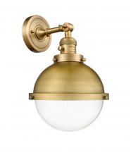 Innovations Lighting 203SW-BB-HFS-82-BB - Hampden - 1 Light - 9 inch - Brushed Brass - Sconce