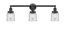 Innovations Lighting 205-OB-G52-LED - Bell - 3 Light - 30 inch - Oil Rubbed Bronze - Bath Vanity Light