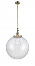 Innovations Lighting 206-AB-G204-18 - Beacon - 1 Light - 18 inch - Antique Brass - Stem Hung - Mini Pendant