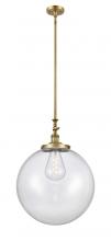 Innovations Lighting 206-BB-G202-18 - Beacon - 1 Light - 12 inch - Brushed Brass - Stem Hung - Mini Pendant