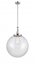 Innovations Lighting 206-PC-G204-18 - Beacon - 1 Light - 12 inch - Polished Chrome - Stem Hung - Mini Pendant