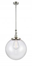 Innovations Lighting 206-PN-G202-16 - Beacon - 1 Light - 12 inch - Polished Nickel - Stem Hung - Mini Pendant