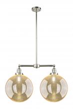 Innovations Lighting 209-PN-G208-12 - Beacon - 2 Light - 27 inch - Polished Nickel - Stem Hung - Island Light