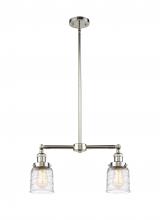 Innovations Lighting 209-PN-G513 - Bell - 2 Light - 21 inch - Polished Nickel - Stem Hung - Island Light