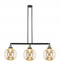 Innovations Lighting 213-BAB-G208-10 - Beacon - 3 Light - 42 inch - Black Antique Brass - Stem Hung - Island Light