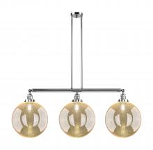 Innovations Lighting 213-PC-G208-12 - Beacon - 3 Light - 44 inch - Polished Chrome - Stem Hung - Island Light