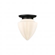 Innovations Lighting 221-1F-BK-G661-12 - Beacon - 1 Light - 14 inch - Matte Black - Flush Mount