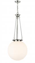 Innovations Lighting 221-1P-PN-G201-18 - Beacon - 1 Light - 18 inch - Polished Nickel - Chain Hung - Pendant