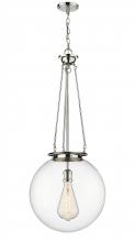 Innovations Lighting 221-1P-PN-G202-18 - Beacon - 1 Light - 18 inch - Polished Nickel - Chain Hung - Pendant