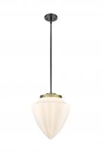 Innovations Lighting 221-1S-BAB-G661-12 - Beacon - 1 Light - 16 inch - Black Antique Brass - Stem Hung - Pendant