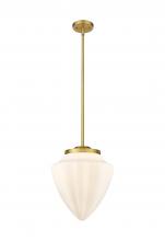 Innovations Lighting 221-1S-SG-G661-12 - Beacon - 1 Light - 16 inch - Satin Gold - Stem Hung - Pendant