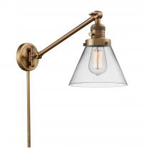 Innovations Lighting 237-BB-G42 - Cone - 1 Light - 8 inch - Brushed Brass - Swing Arm