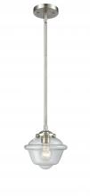 Innovations Lighting 284-1S-SN-G532 - Oxford - 1 Light - 8 inch - Brushed Satin Nickel - Cord hung - Mini Pendant