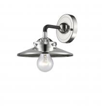 Innovations Lighting 284-1W-BPN-M1-PN - Railroad - 1 Light - 8 inch - Black Polished Nickel - Sconce