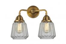  288-2W-BB-G142 - Chatham - 2 Light - 14 inch - Brushed Brass - Bath Vanity Light