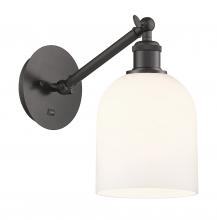 Innovations Lighting 317-1W-OB-G558-6GWH - Bella - 1 Light - 6 inch - Oil Rubbed Bronze - Sconce