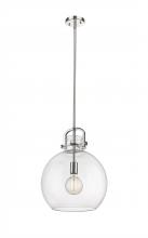 Innovations Lighting 410-1SL-PN-G410-14CL - Newton Sphere - 1 Light - 14 inch - Polished Nickel - Pendant