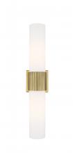 Innovations Lighting 428-2WL-BB-G428-12WH - Bolivar - 2 Light - 5 inch - Brushed Brass - Bath Vanity Light