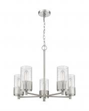 Innovations Lighting 428-5CR-SN-G428-7SDY - Bolivar - 5 Light - 25 inch - Satin Nickel - Chain Hung - Chandelier