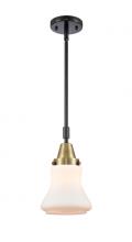 Innovations Lighting 447-1S-BAB-G191 - Bellmont - 1 Light - 7 inch - Black Antique Brass - Mini Pendant