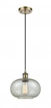 Innovations Lighting 516-1P-AB-G249 - Gorham - 1 Light - 10 inch - Antique Brass - Cord hung - Mini Pendant