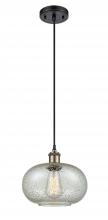 Innovations Lighting 516-1P-BAB-G249 - Gorham - 1 Light - 10 inch - Black Antique Brass - Cord hung - Mini Pendant