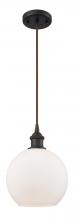 Innovations Lighting 516-1P-OB-G121 - Athens - 1 Light - 8 inch - Oil Rubbed Bronze - Cord hung - Mini Pendant